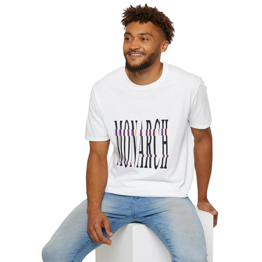 Glitched Monarch - White