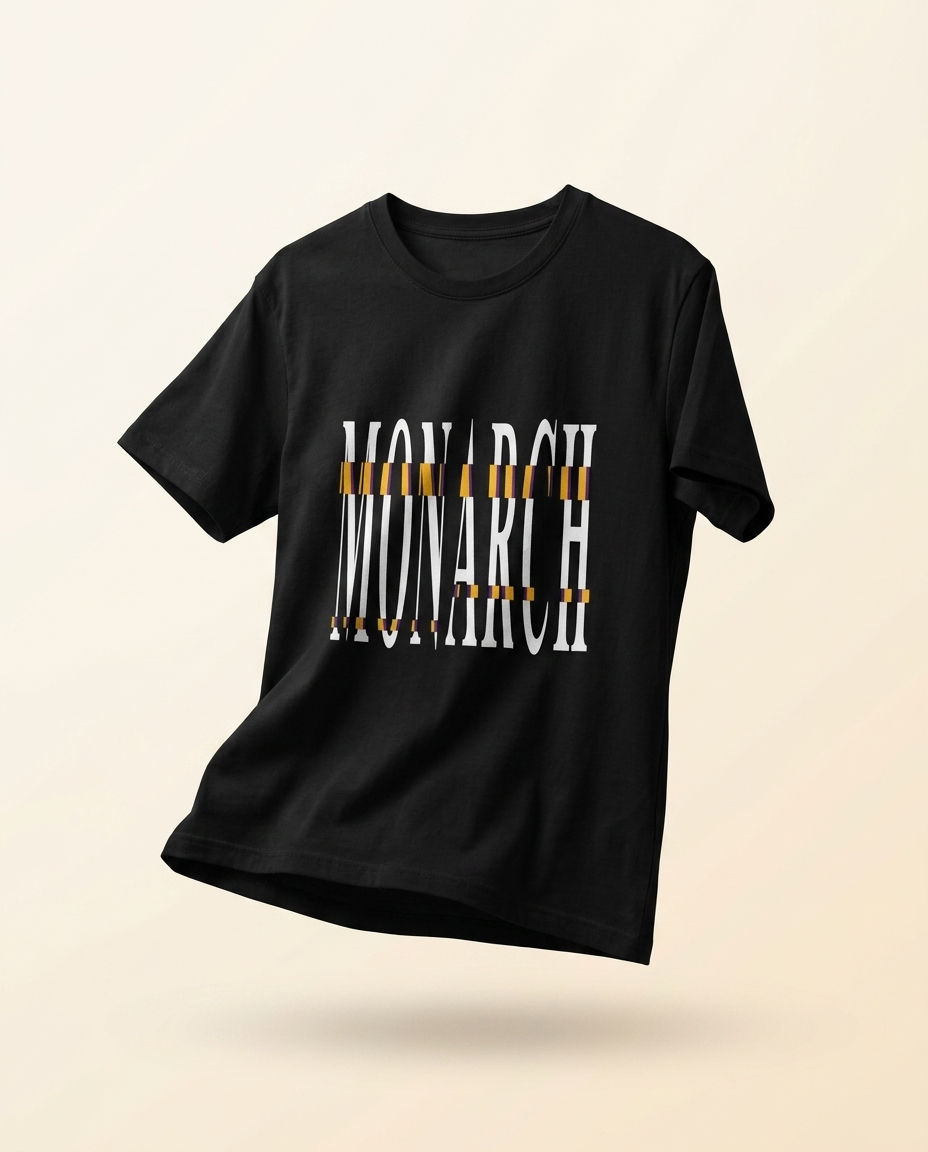 Glitched Monarch - Black
