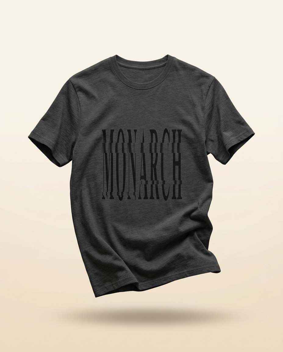 Glitched Monarch - Dark Heather